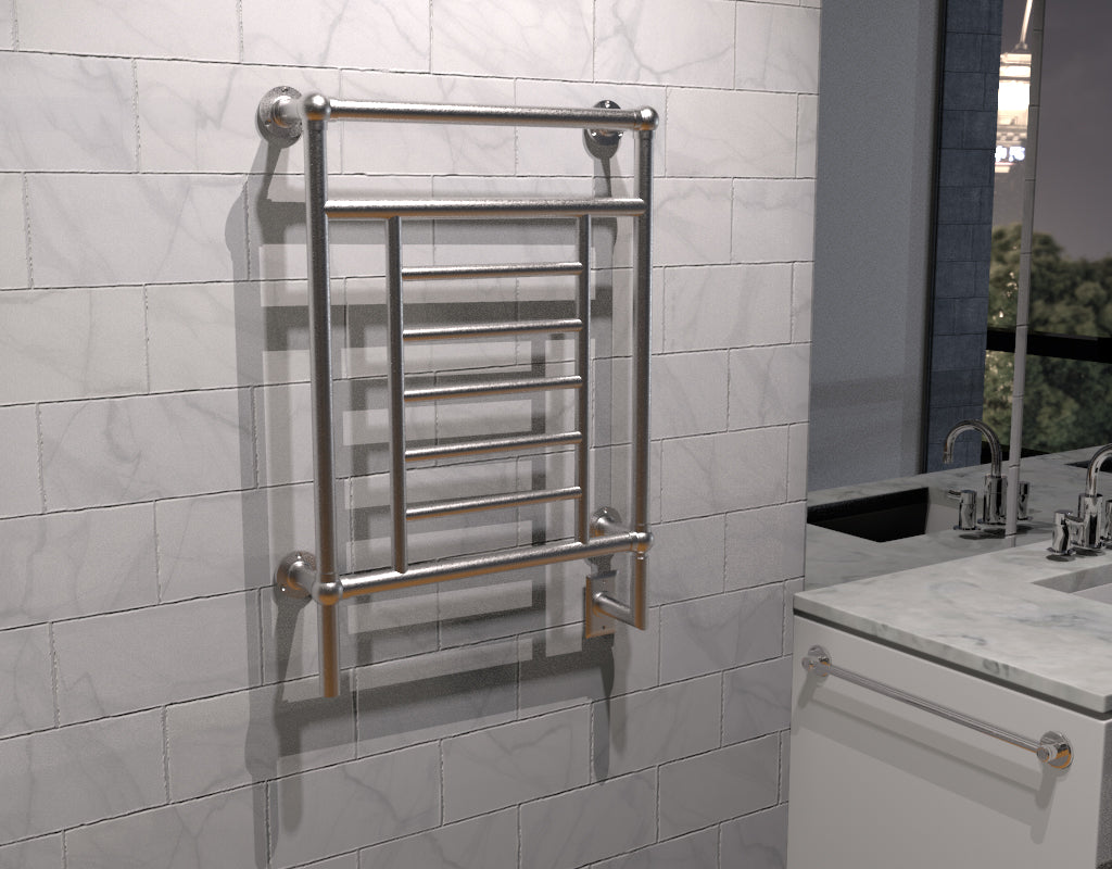Amba Heated Towel Rack Amba Traditional Model T-2536 8 Bar Hardwired Towel Warmer