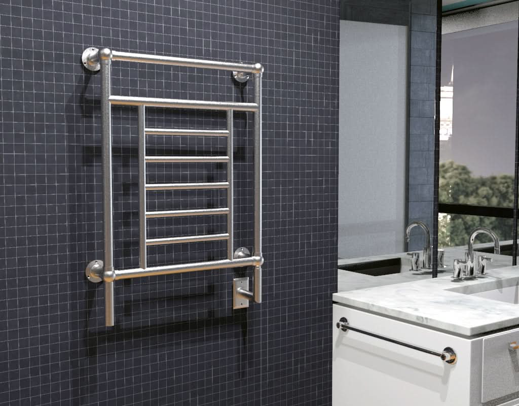 Amba Heated Towel Rack Amba Traditional Model T-2536 8 Bar Hardwired Towel Warmer