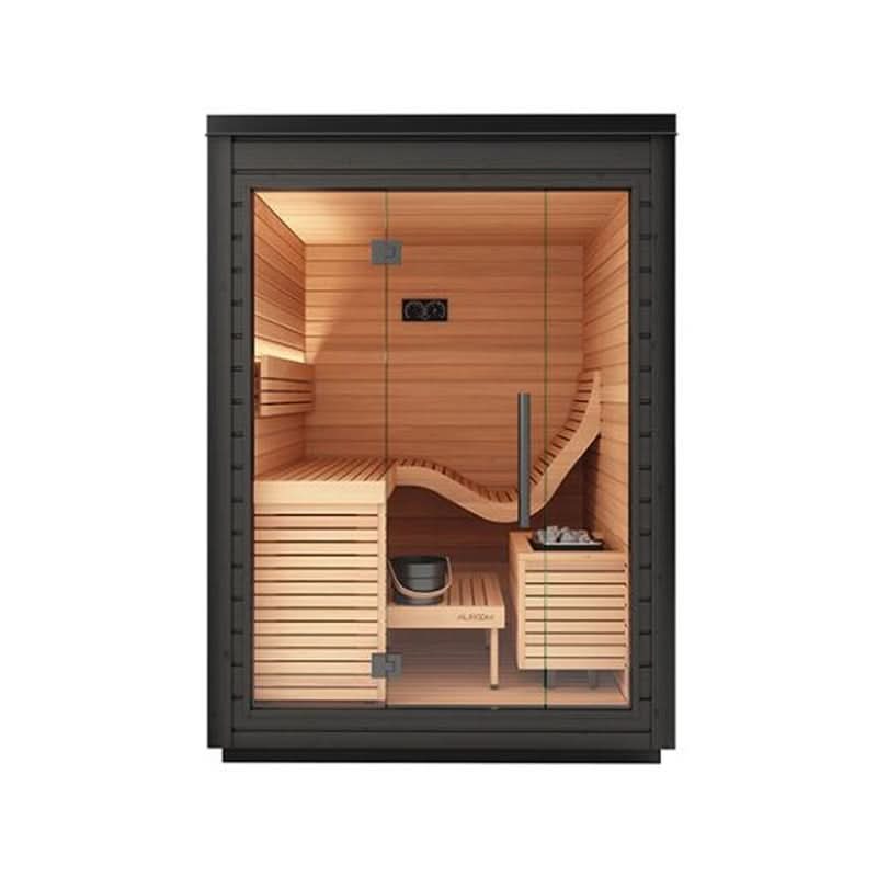 Auroom Saunas Auroom Aura 2 Person Modular Outdoor Home Sauna Kit