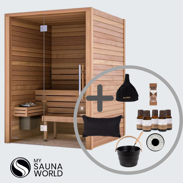 Auroom Saunas Auroom Cala Glass Cabin Sauna Kit - Thermo-Aspen