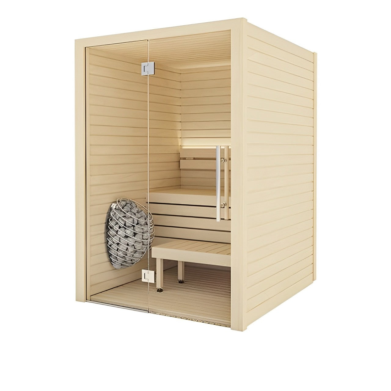 Auroom Cala Glass Cabin Sauna Kit - Aspen