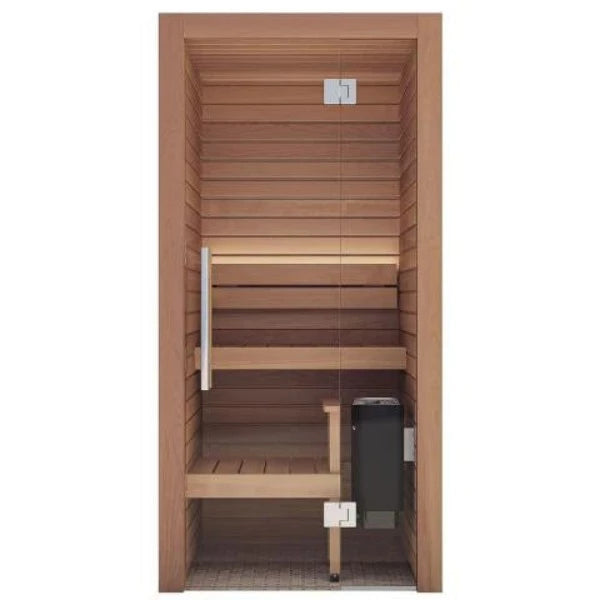 Auroom Saunas Auroom Cala Glass Mini Sauna Kit -Thermo-Aspen