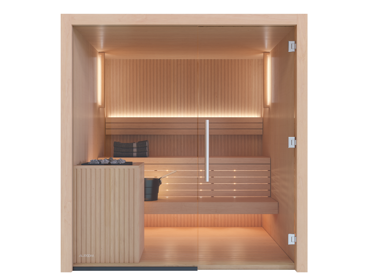 Auroom Saunas Auroom Libera Glass Cabin Sauna Kit