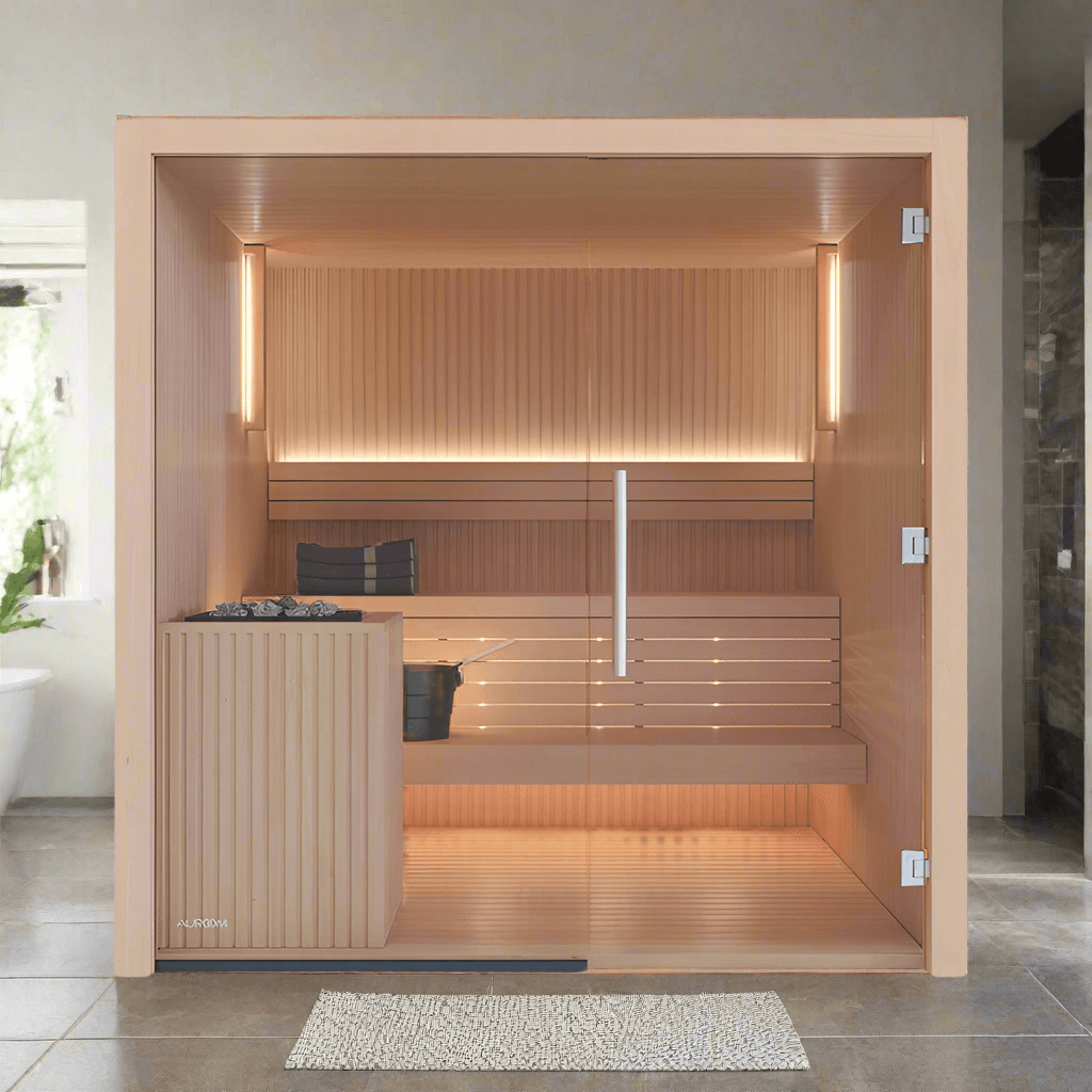 Auroom Saunas Auroom Libera Glass Cabin Sauna Kit