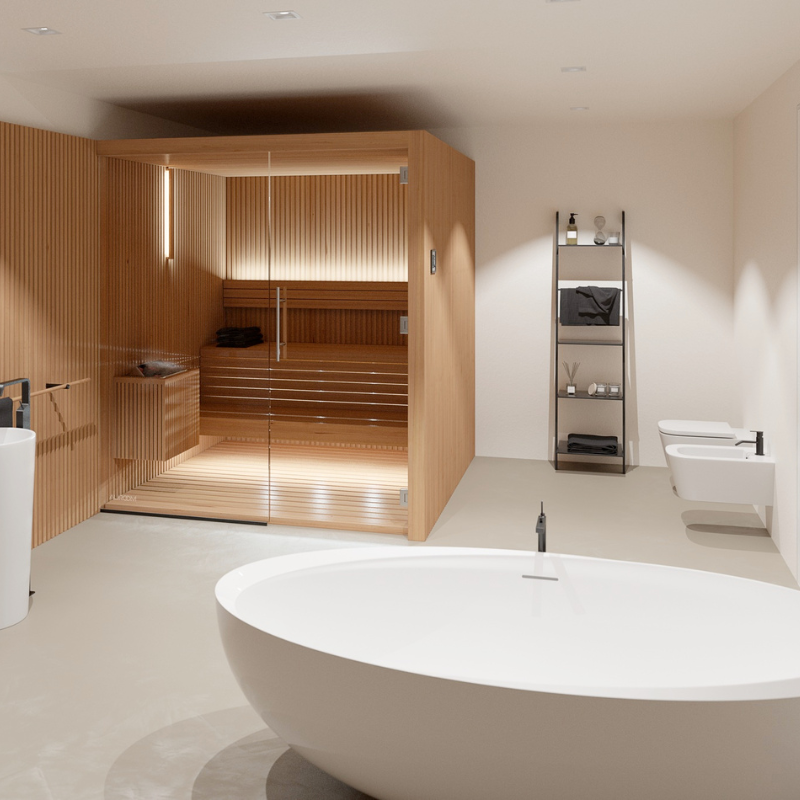 Auroom Saunas Auroom Libera Glass Cabin Sauna Kit