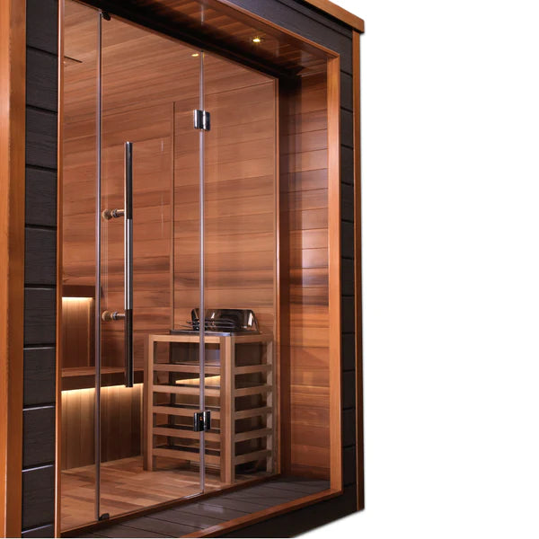 Golden Designs Saunas Golden Designs Bergen 6 Person Outdoor-Indoor Traditional Sauna (GDI-8206-01)