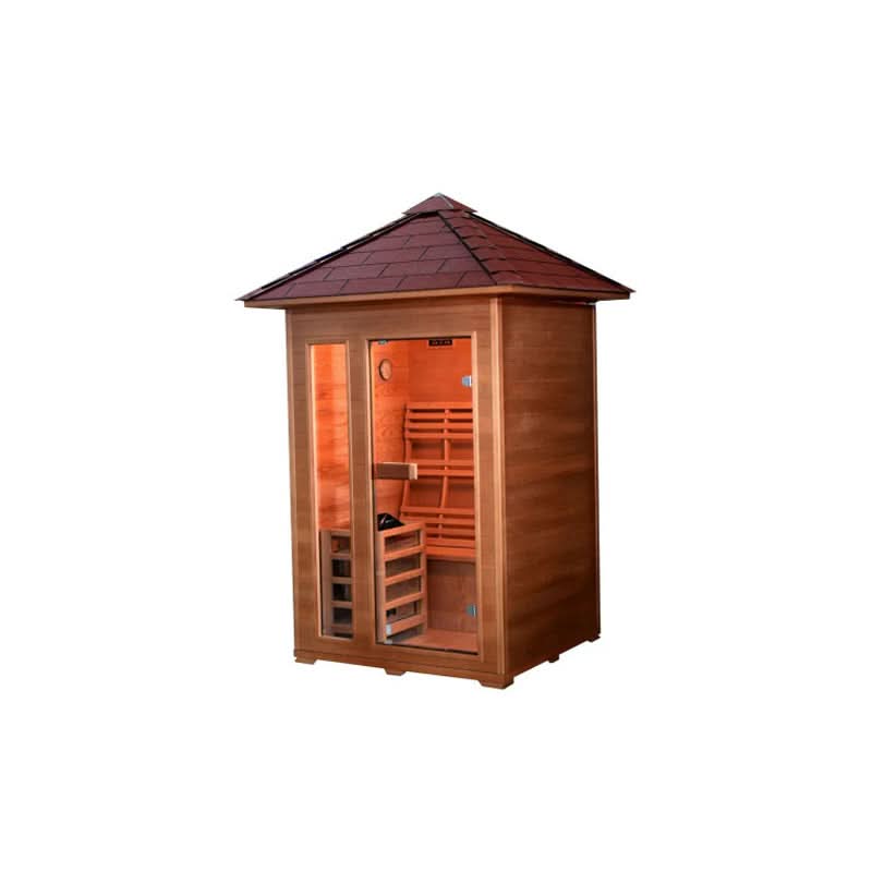 Sunray Saunas Sunray Bristow 2-Person Outdoor Traditional Sauna