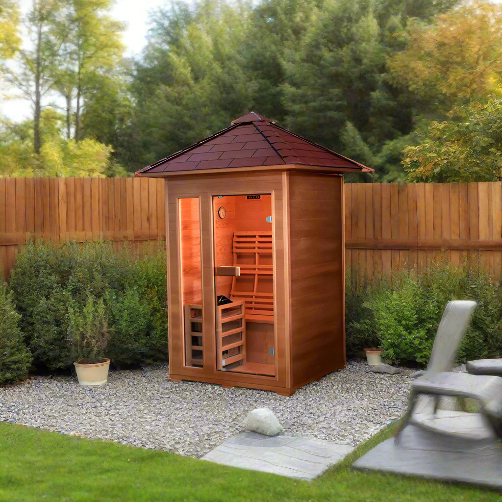 Sunray Saunas Sunray Bristow 2-Person Outdoor Traditional Sauna