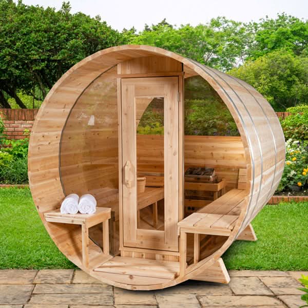 Dundalk LeisureCraft Saunas Dundalk Leisurecraft Serenity MP Barrel Sauna