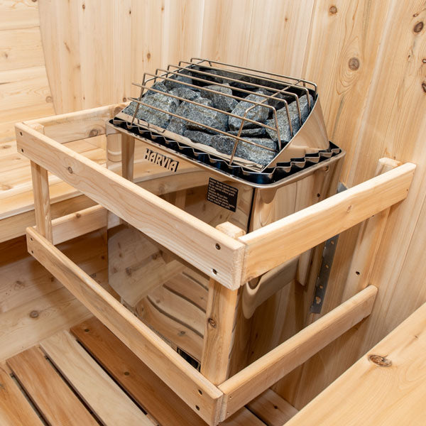 Dundalk LeisureCraft Canadian Timber Tranquility 4-5 Person Barrel Sauna CTC2345