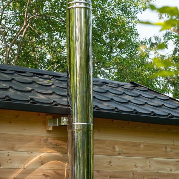 Dundalk LeisureCraft Saunas Dundalk LeisureCraft Canadian Timber Georgian 5-6 Person Cabin Sauna with Changeroom