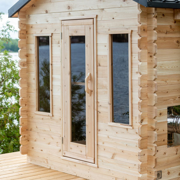 Dundalk LeisureCraft Saunas Dundalk Leisure Canadian Timber Georgian Cabin Sauna CTC88W
