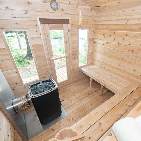 Dundalk LeisureCraft Saunas Dundalk Leisure Canadian Timber Georgian Cabin Sauna CTC88W