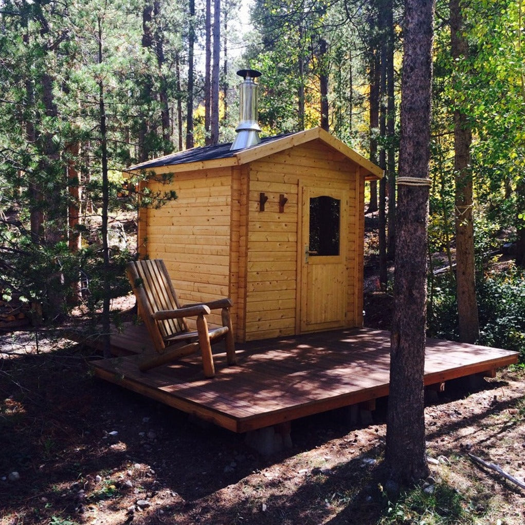 Almost Heaven Saunas Almost Heaven Allegheny 6 Person Cabin Sauna
