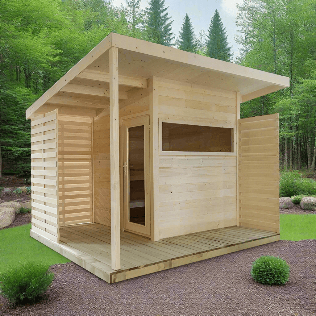 Almost Heaven Saunas Almost Heaven Timberline 6 Person Cabin Sauna