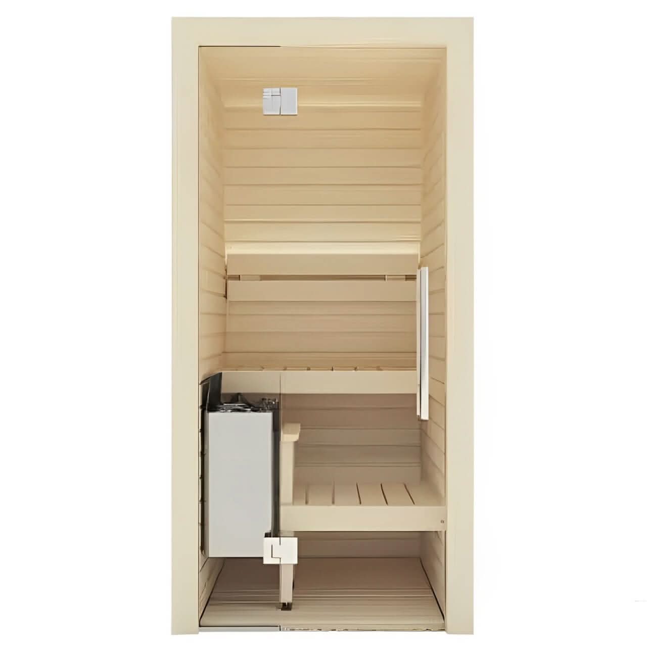 Auroom Saunas Auroom Cala Glass Mini Sauna Kit-Aspen