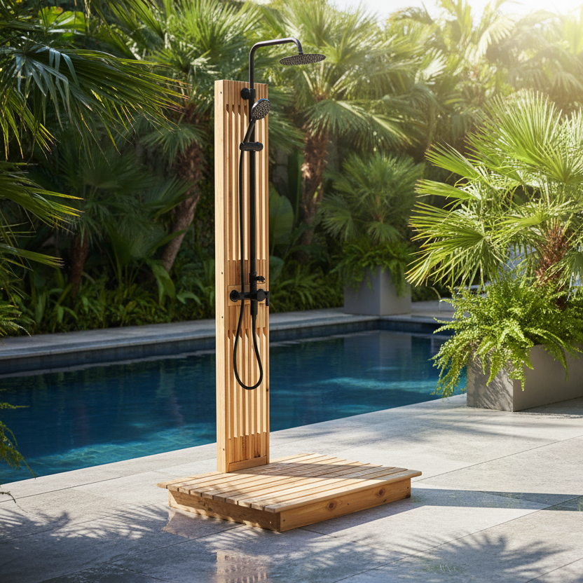 CRM Showers CRM Cascade Floor-Mounted Shower System