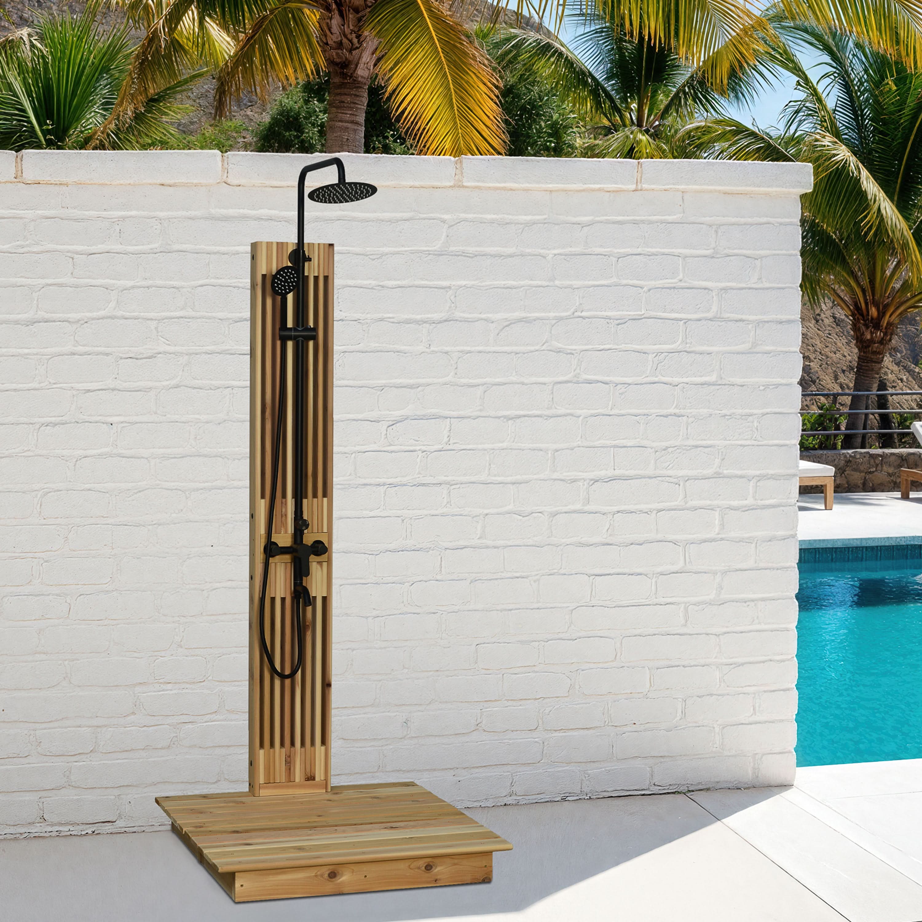 CRM Showers CRM Cascade Floor-Mounted Shower System