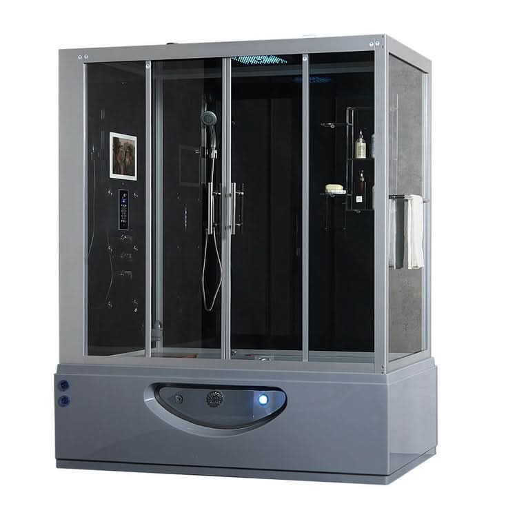 Maya Bath Showers Maya Bath Catania Platinum 2-Person Freestanding Steam Shower