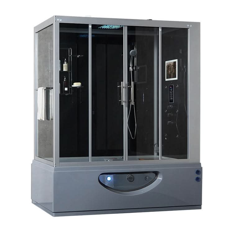 Maya Bath Showers Maya Bath Catania Platinum 2-Person Freestanding Steam Shower