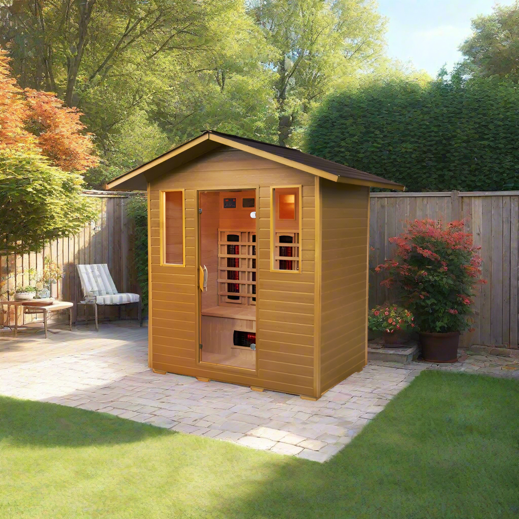 Sunray Saunas Sunray Cayenne 4-Person Outdoor Infrared Sauna