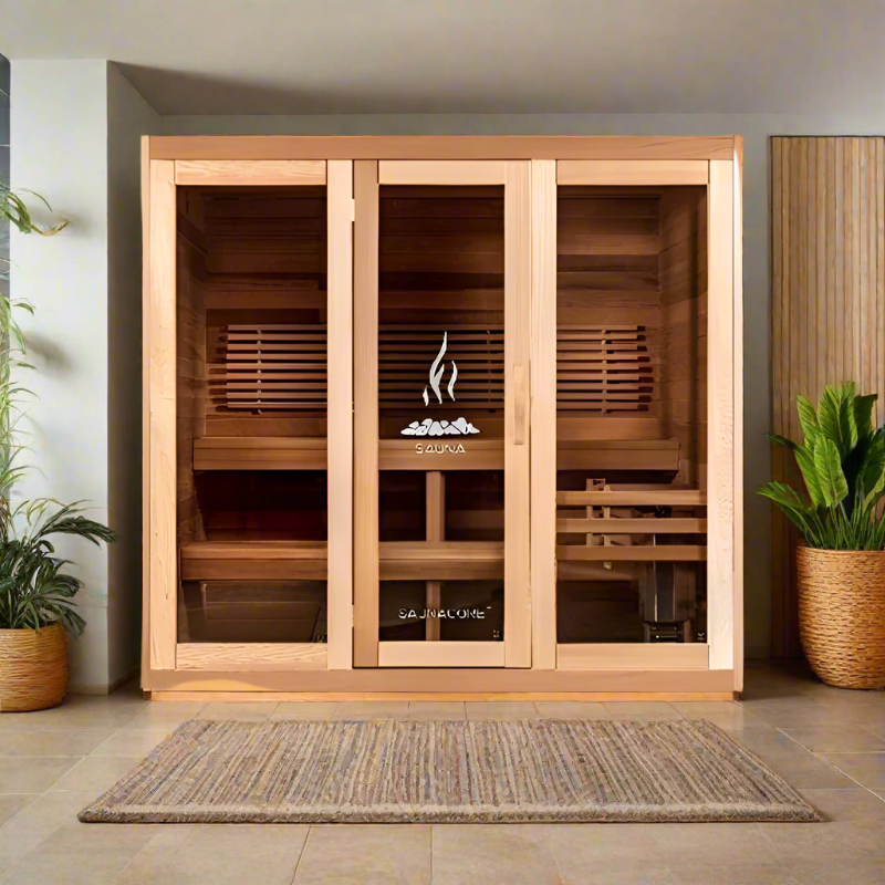 Saunacore Saunas Saunacore Traditional Modular Series C6X7 with Kw 6 SE Heater
