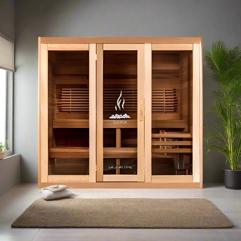 Saunacore Saunas Saunacore Traditional Modular Series C5X7 with Kw 5 SE Heater
