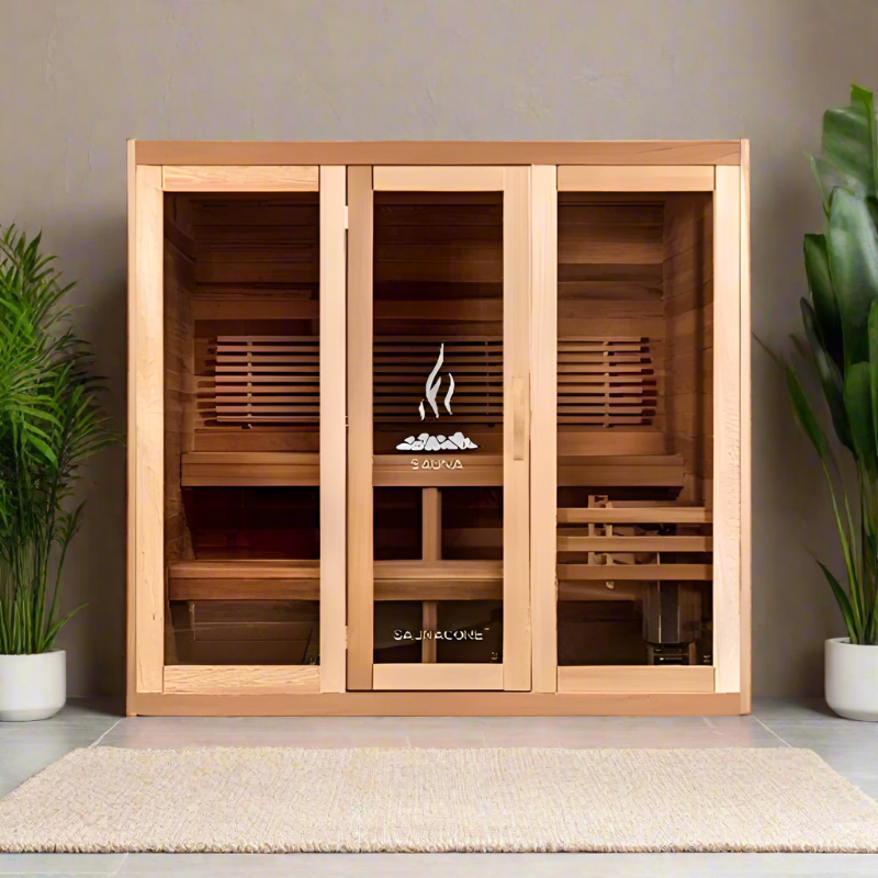 Saunacore Saunas Saunacore Traditional Modular Series C4x6 with Kw 4 SE Heater