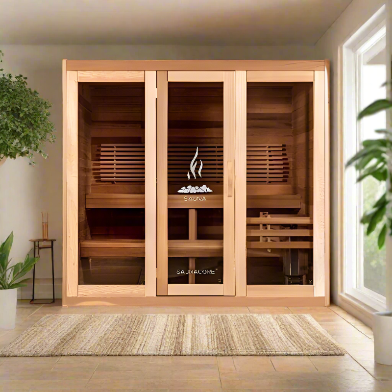 Saunacore Saunas Saunacore Traditional Modular Series C6X7 with Kw 6 SE Heater