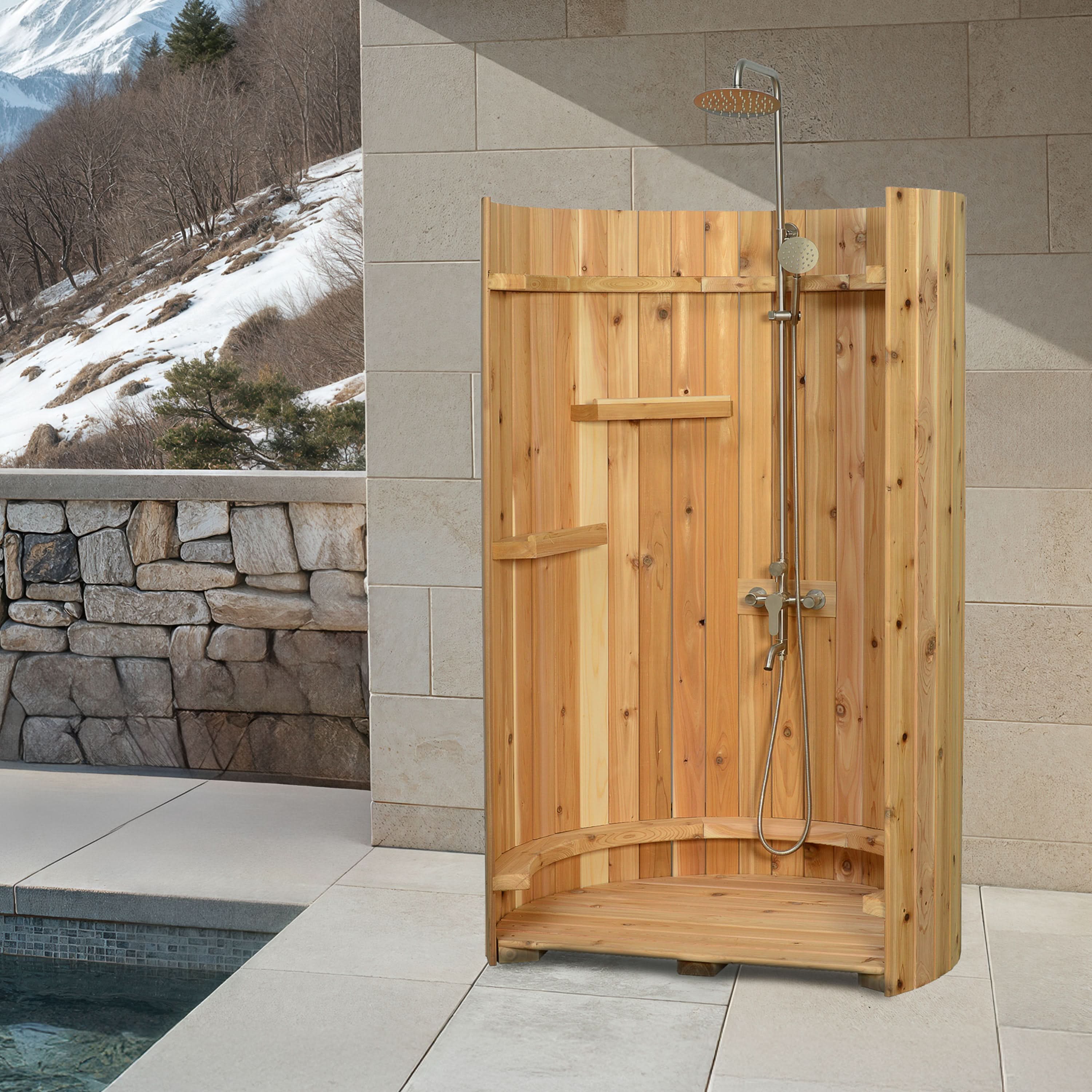 CRM Showers CRM Crescent Floor-Mounted Shower System