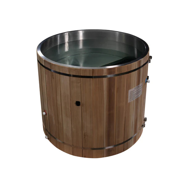 Golden Designs Cold Plunge Tubs Dynamic Cold Therapy Barrel 304 Stainless Steel Cold Plunge Tub