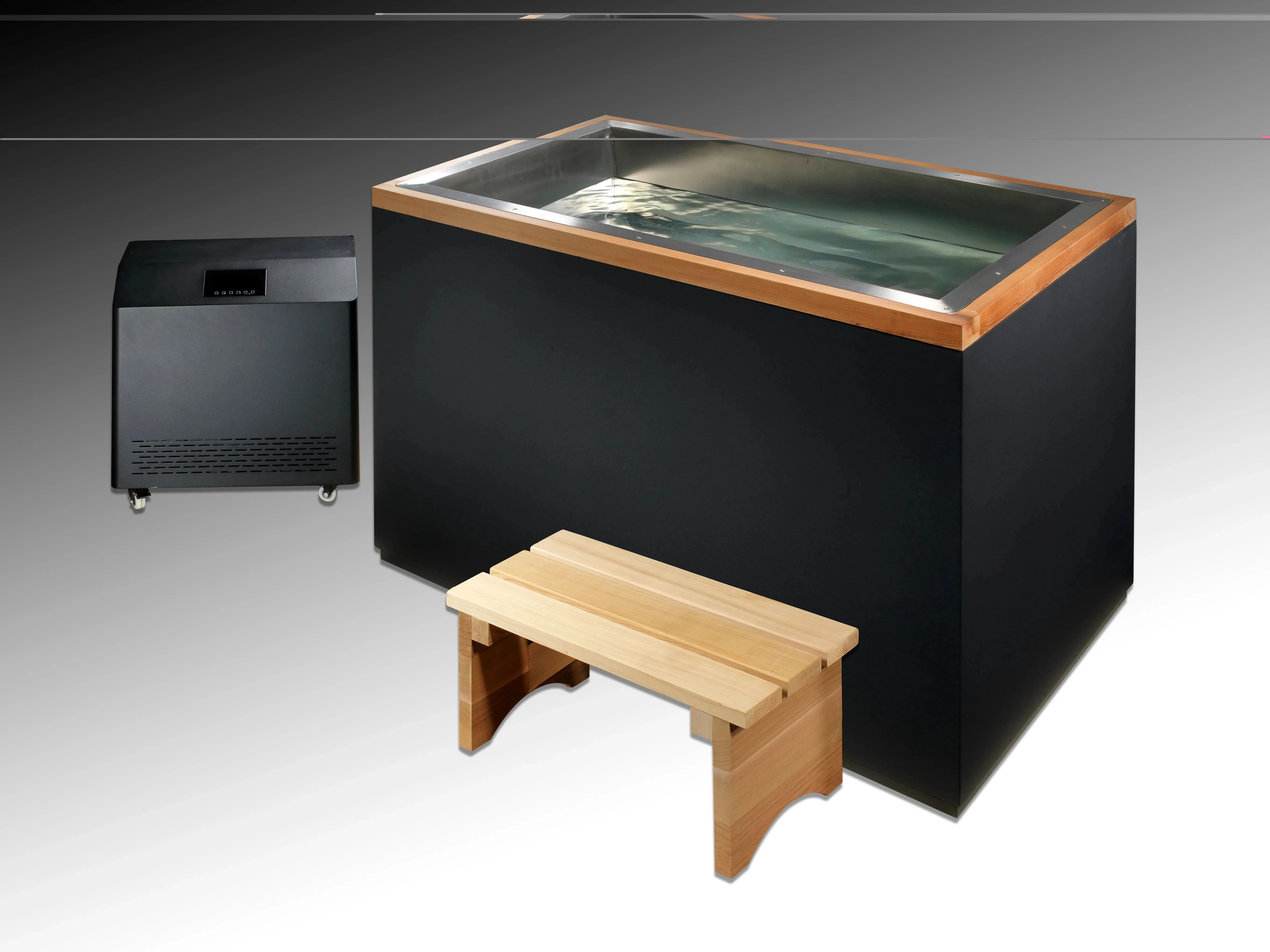 Golden Designs Cold Plunge Tubs Dynamic Cold Therapy Cuboid 316 Stainless Steel Cold Plunge