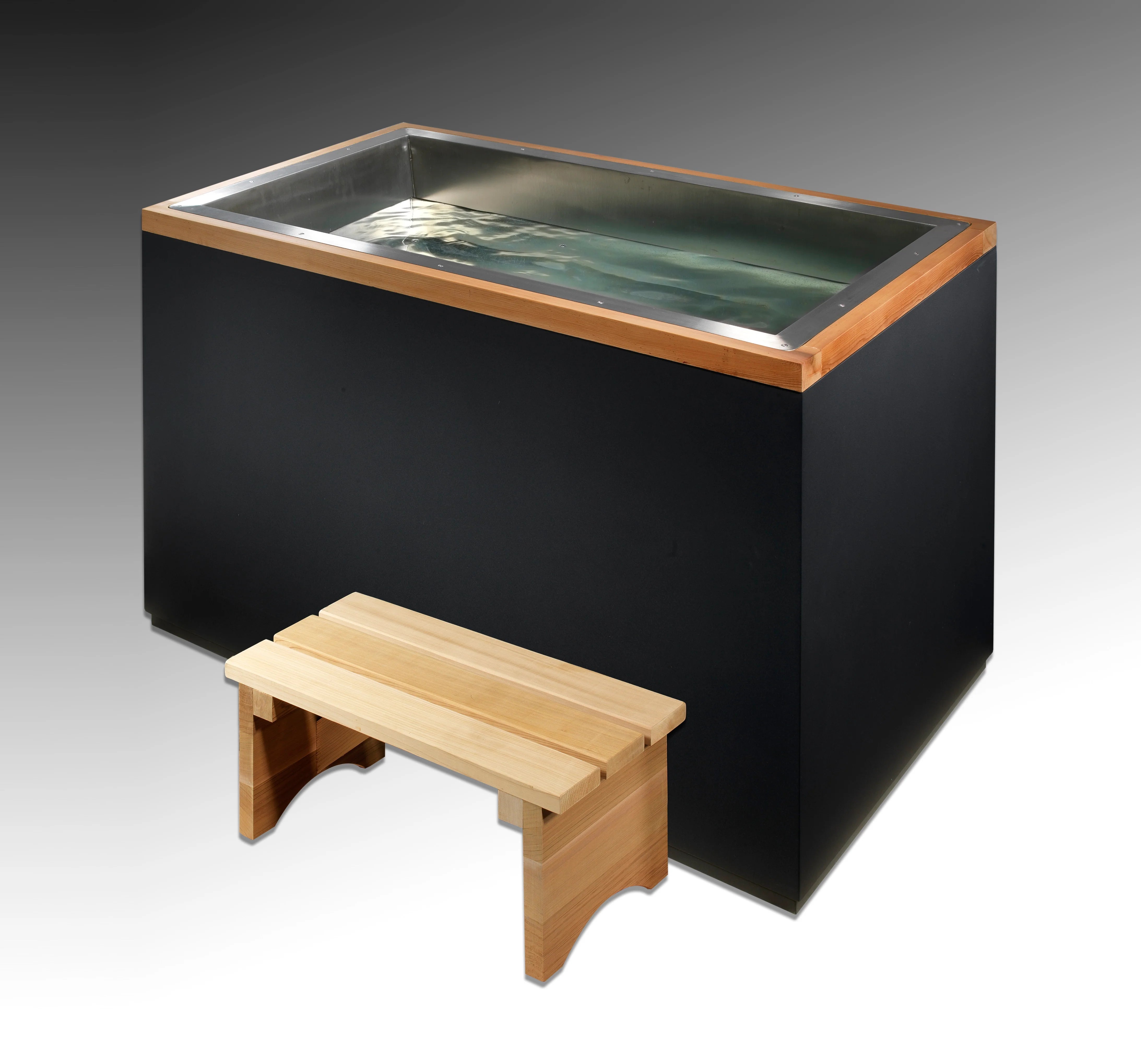 Golden Designs Cold Plunge Tubs Dynamic Cold Therapy Cuboid 304 Stainless Steel Cold Plunge