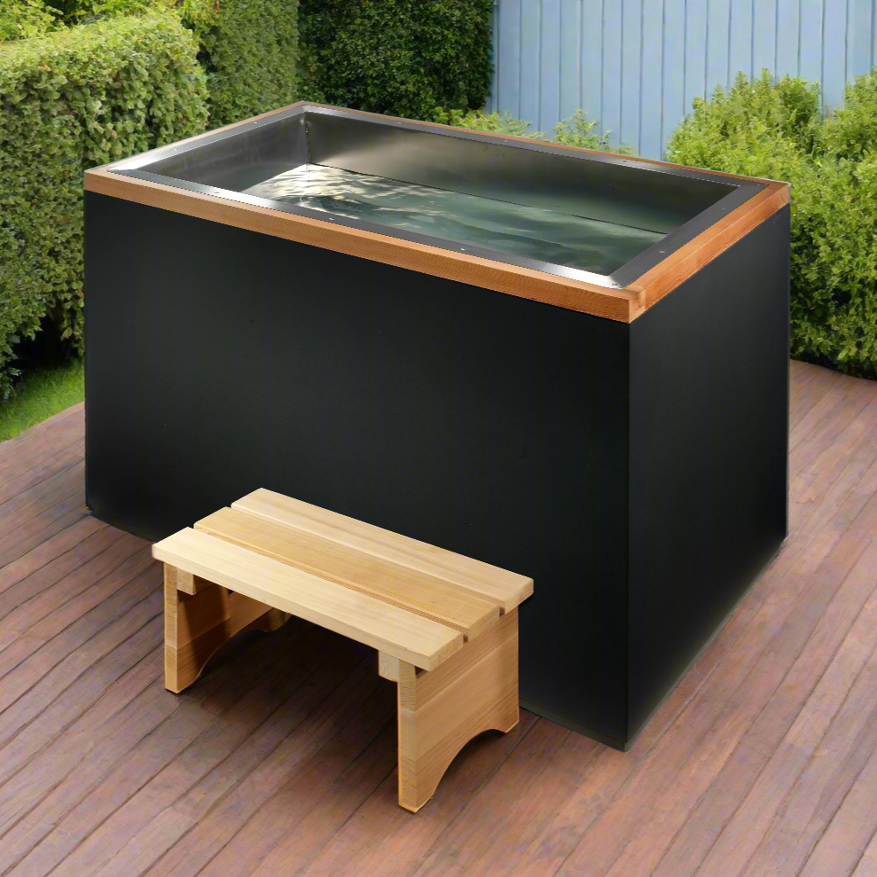 Golden Designs Cold Plunge Tubs Dynamic Cold Therapy Cuboid 316 Stainless Steel Cold Plunge