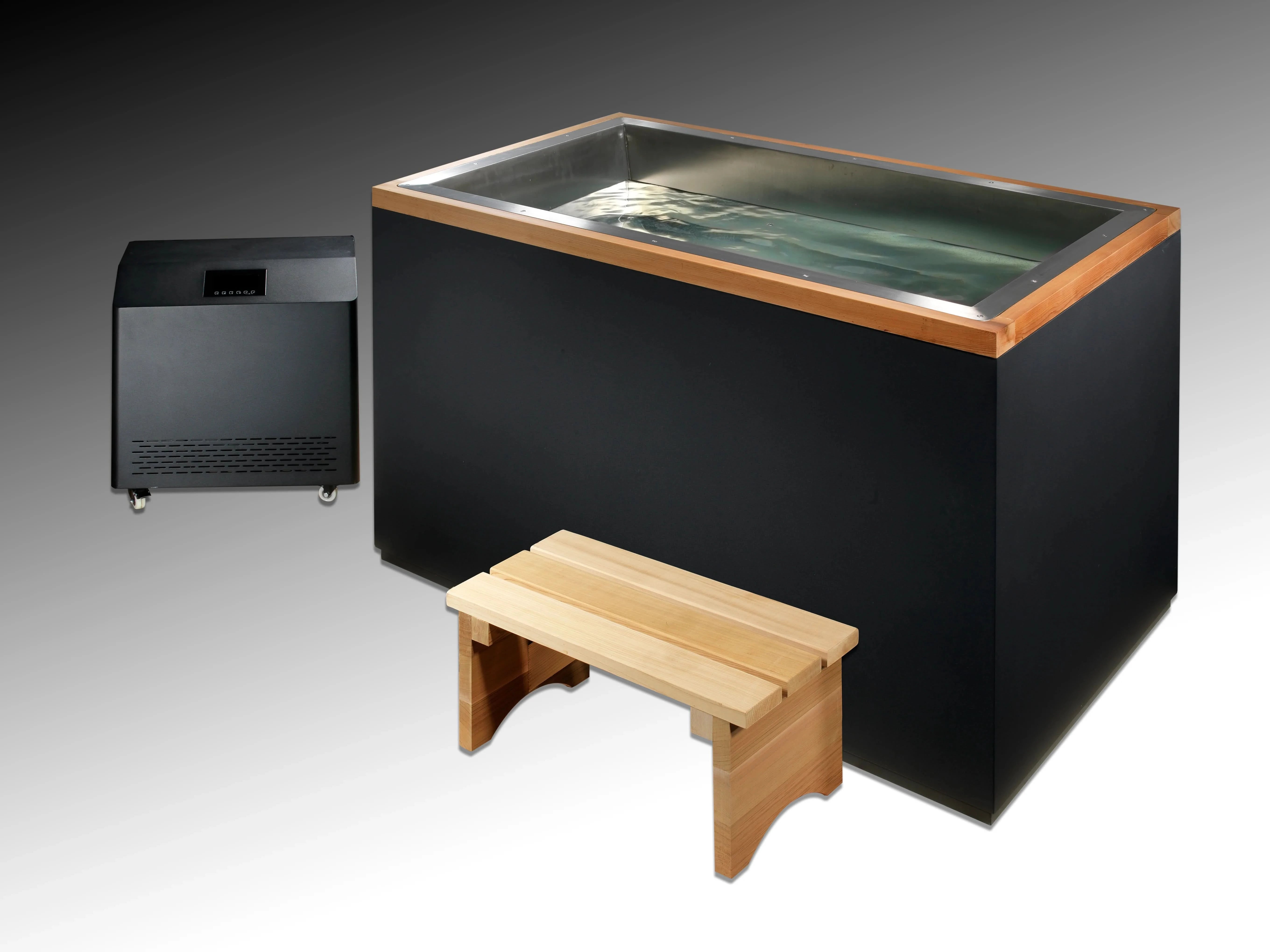 Golden Designs Cold Plunge Tubs Dynamic Cold Therapy Cuboid 304 Stainless Steel Cold Plunge