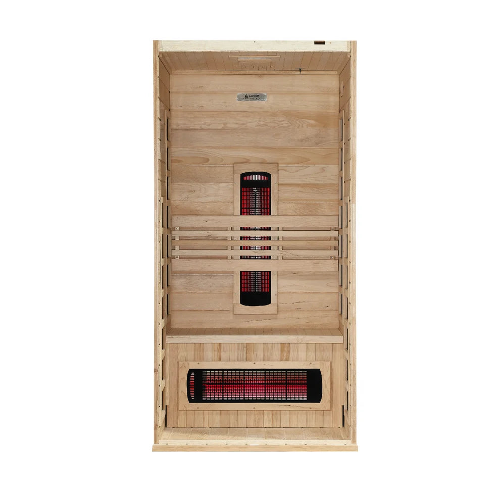 Golden Designs Saunas Golden Designs 2026 Model Dynamic "Martin" 1-2 Person Full Spectrum Near Zero EMF FAR IR Sauna (DYN-6006-03 FS)