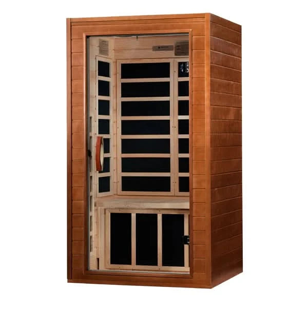 Golden Designs Saunas Golden Designs Dynamic Avila 1-2 Person Low EMF FAR IR Sauna (DYN-6103-01)