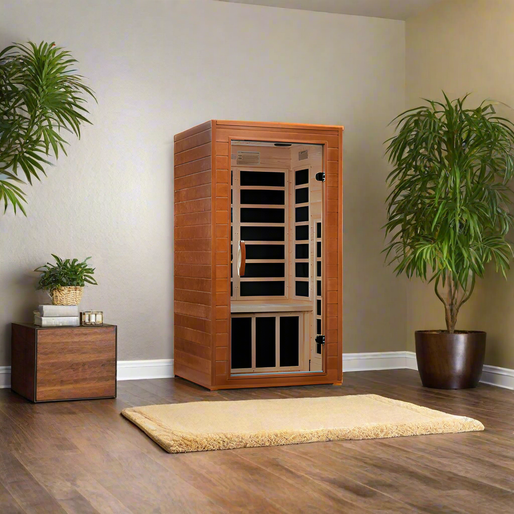 Golden Designs Saunas Golden Designs Dynamic Avila 1-2 Person Ultra Low EMF FAR IR Sauna (DYN-6103-01 Elite)