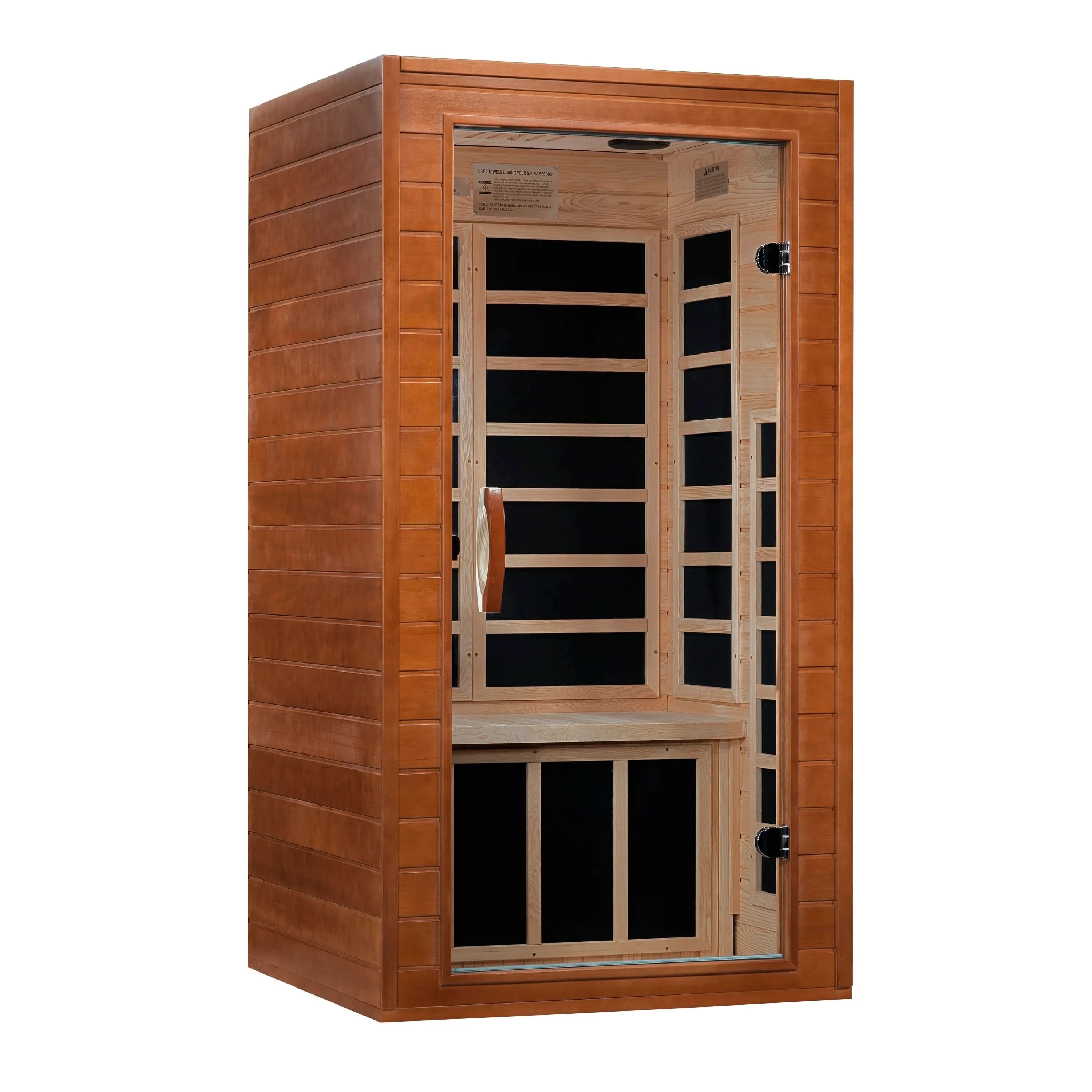 Golden Designs Saunas Golden Designs Dynamic Avila 1-2 Person Low EMF FAR IR Sauna (DYN-6103-01)