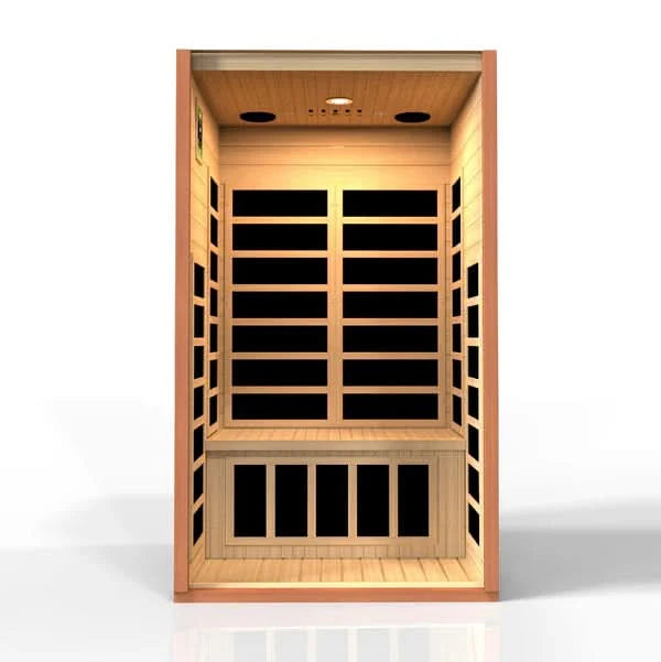 Golden Designs Saunas Golden Designs Dynamic Avila 1-2 Person Ultra Low EMF FAR IR Sauna (DYN-6103-01 Elite)