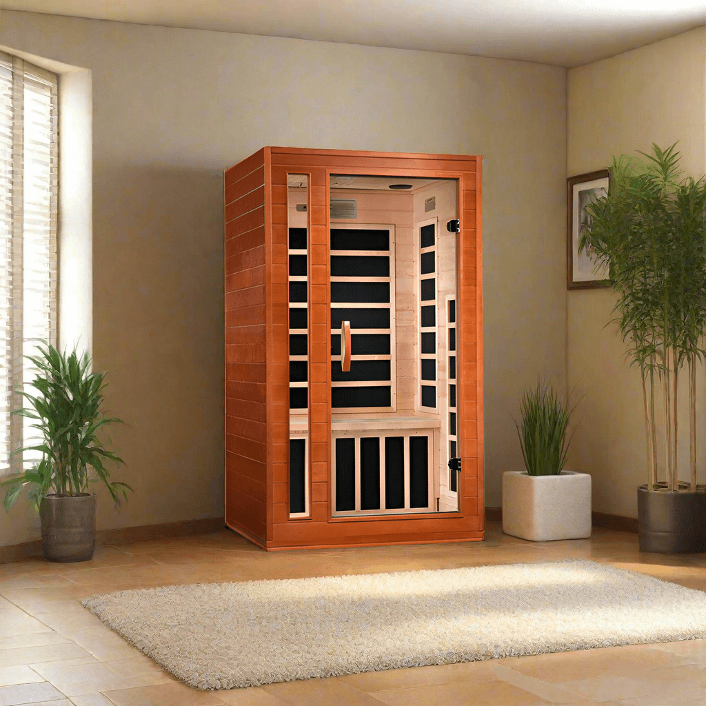 Golden Designs Saunas Golden Designs Dynamic "Cardoba" 2 Person Ultra Low EMF FAR IR Sauna (DYN-6203-01 Elite)