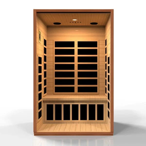 Golden Designs Saunas Golden Designs Dynamic "Cardoba" 2 Person Ultra Low EMF FAR IR Sauna (DYN-6203-01 Elite)