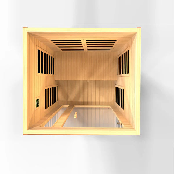 Golden Designs Saunas Golden Designs Dynamic "Cardoba" 2 Person Ultra Low EMF FAR IR Sauna (DYN-6203-01 Elite)