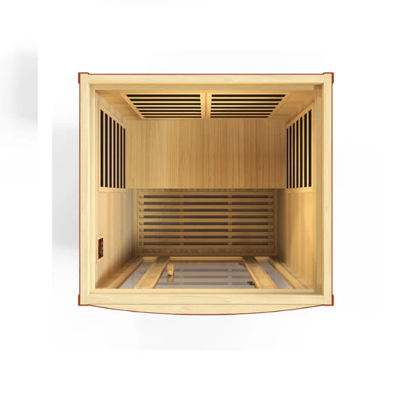 Golden Designs Saunas Golden Designs Dynamic "San Marino Elite" 2 Person Ultra Low EMF Far IR Sauna (DYN-6206-01)