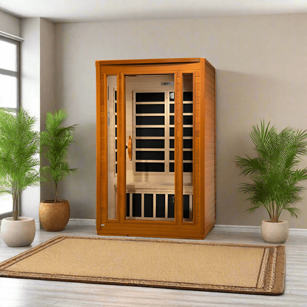 Golden Designs Saunas Dynamic San Marino 2 Person Low EMF - Far Infrared Sauna (DYN-6206-01)