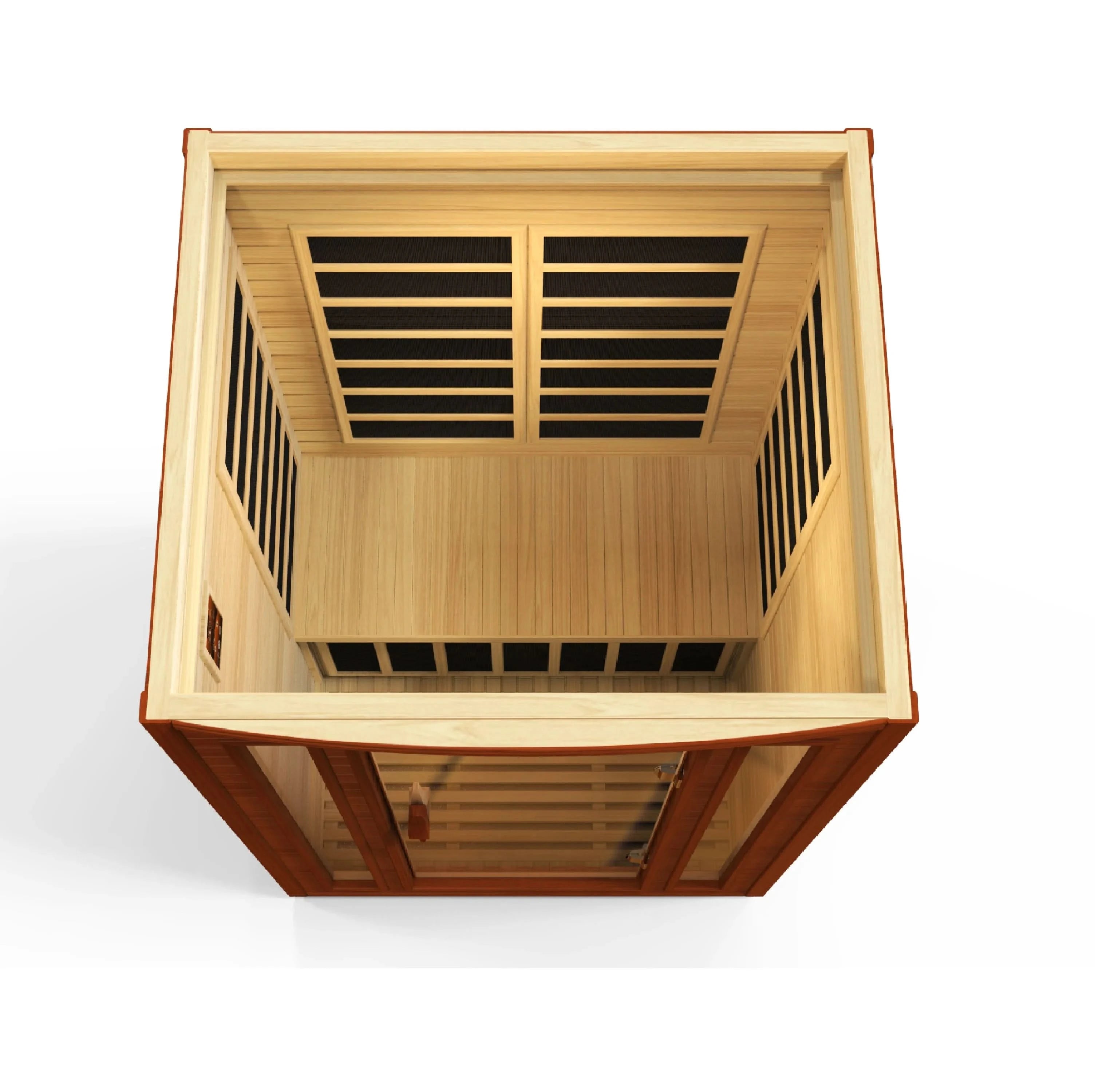 Golden Designs Saunas Golden Designs Dynamic Santiago 2 Person Ultra Low EMF FAR IR Sauna (DYN-6209-02 Elite)