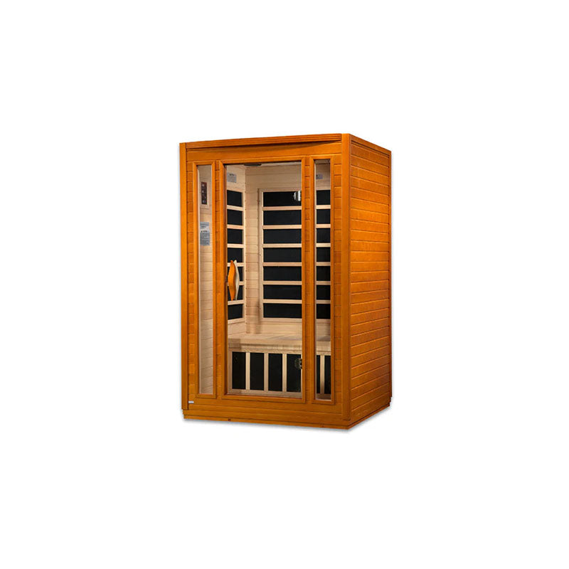 Golden Designs Saunas Golden Designs Dynamic "San Marino Elite" 2 Person Ultra Low EMF Far IR Sauna (DYN-6206-01)