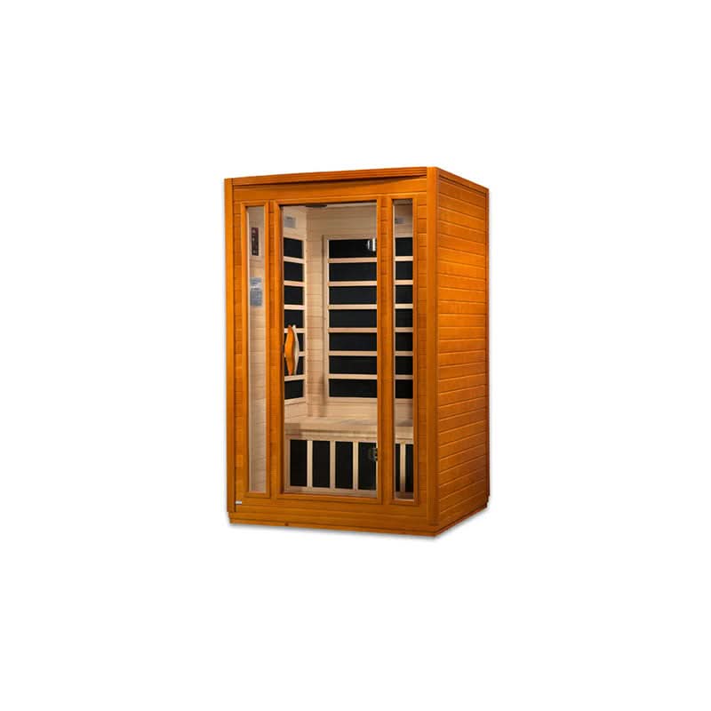 Golden Designs Saunas Golden Designs Dynamic "San Marino Elite" 2 Person Ultra Low EMF Far IR Sauna (DYN-6206-01)