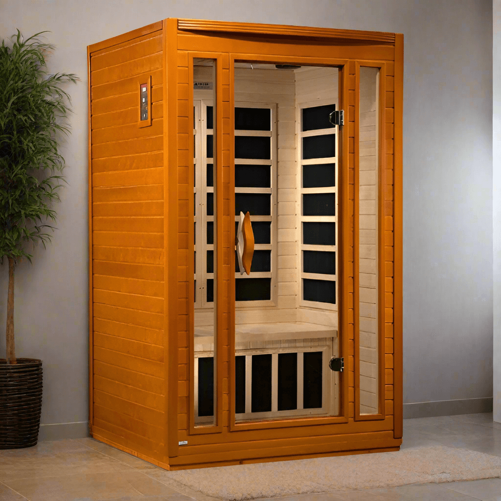 Golden Designs Saunas Dynamic San Marino 2 Person Low EMF - Far Infrared Sauna (DYN-6206-01)
