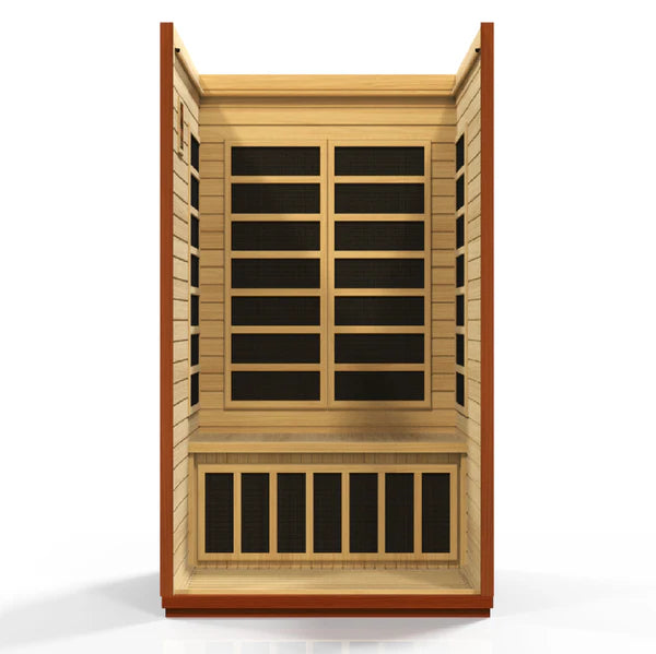 Golden Designs Saunas Golden Designs Dynamic "San Marino Elite" 2 Person Ultra Low EMF Far IR Sauna (DYN-6206-01)